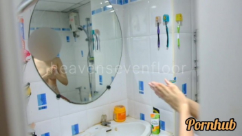 [heavensevenfloor] คลิบโป้ไทย น้องริน โคตรดังตอนนี้ แอบเย็ดน้องชายที่กำลังแอบดูตัวเองอาบน้ำ เลยจับเย็ดกันซะเลย